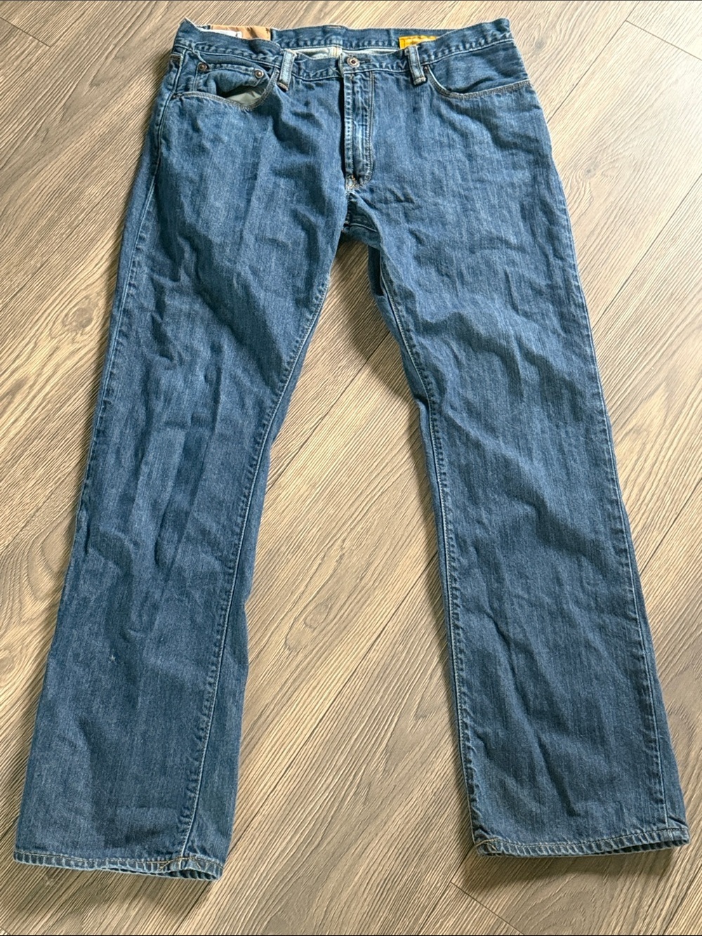GAP Men's Straight Jeans in Blue Denim
